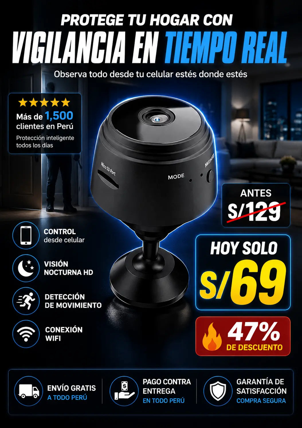 Mini cámara espía