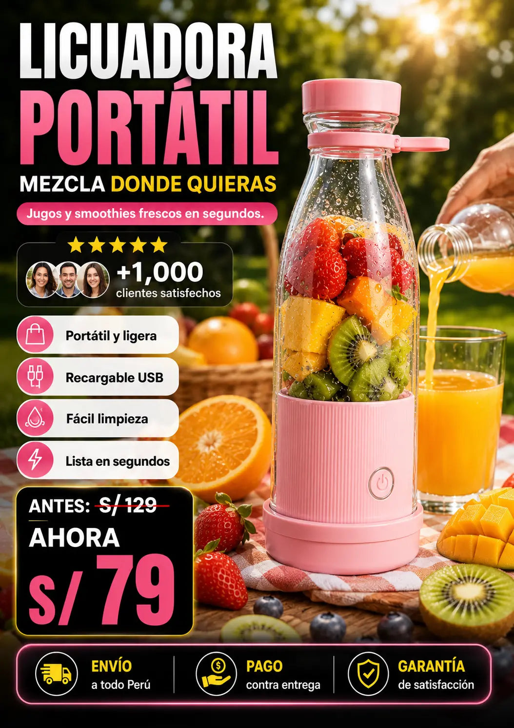 Licuadora portátil