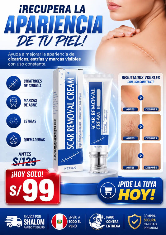 Scar romoval crema para cicatrices